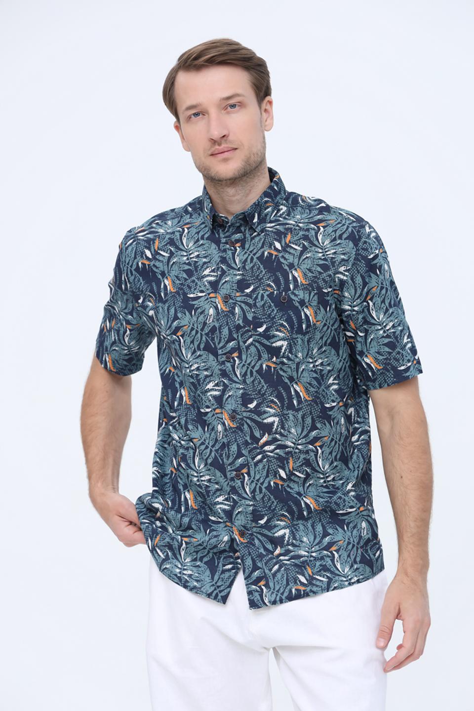 Рубашка кр Tom Tailor с принтом