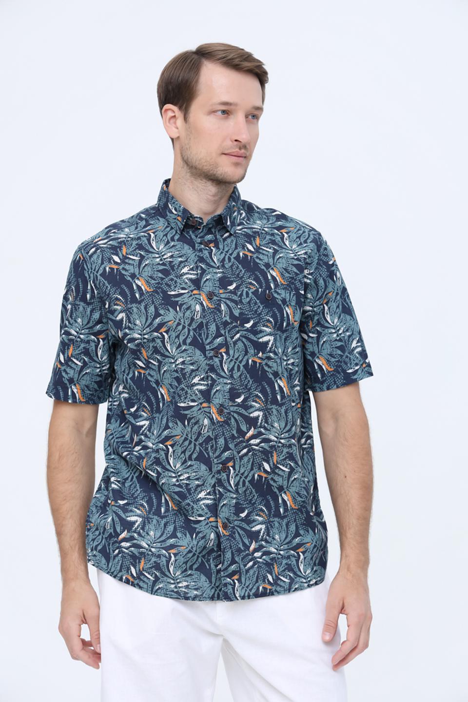 Рубашка кр Tom Tailor с принтом