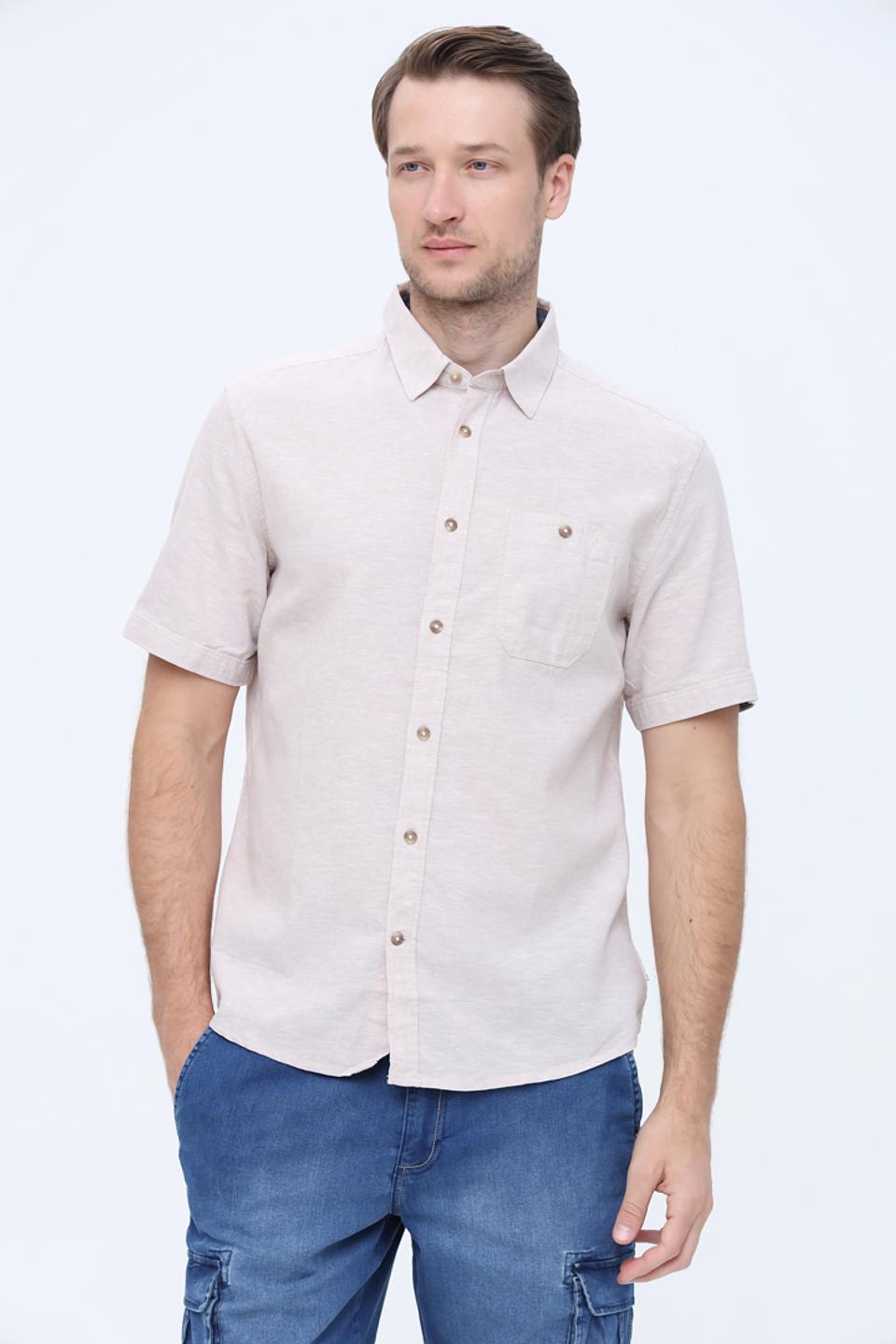 Рубашка кр Tom Tailor бежевая