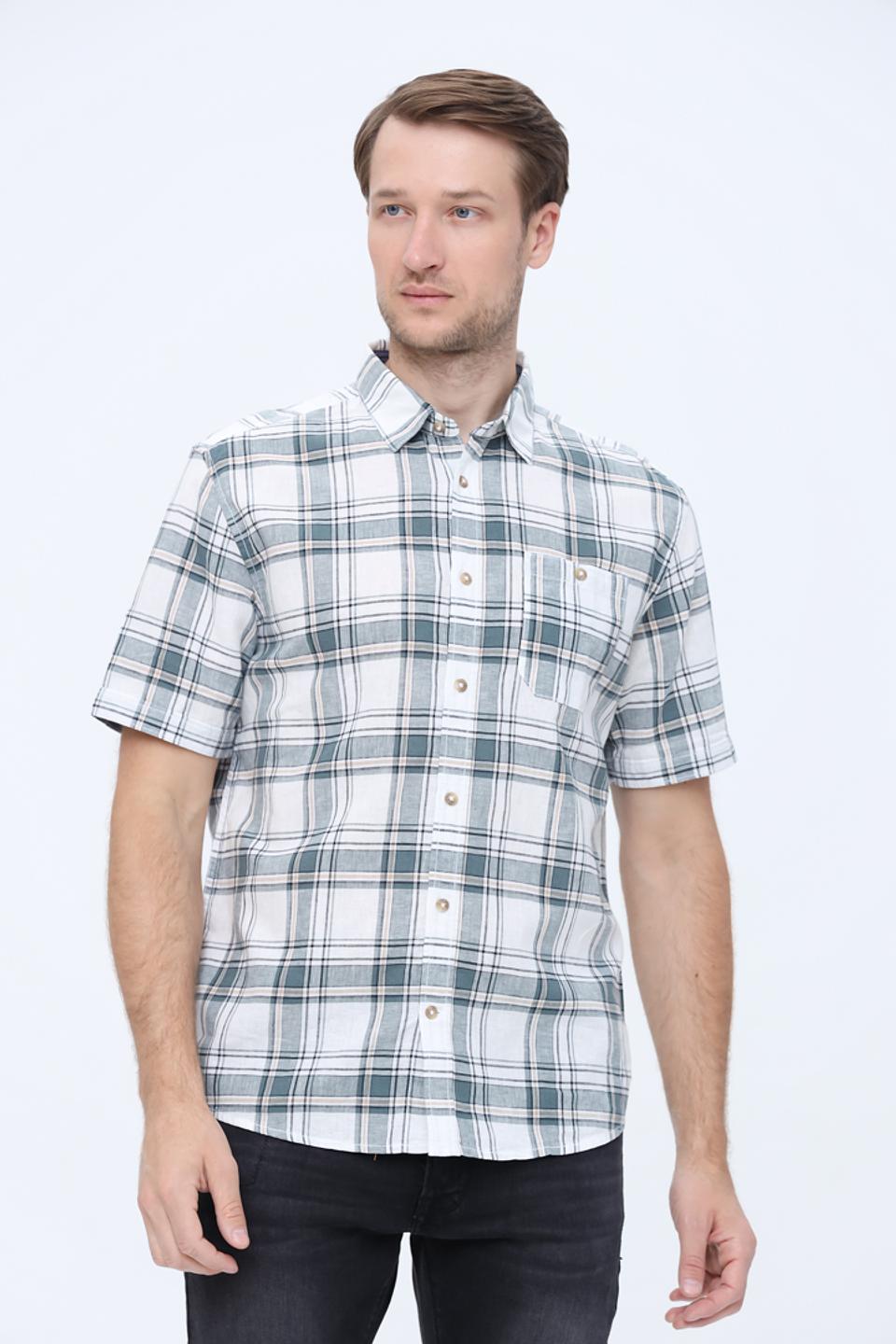 Рубашка кр Tom Tailor в клетку