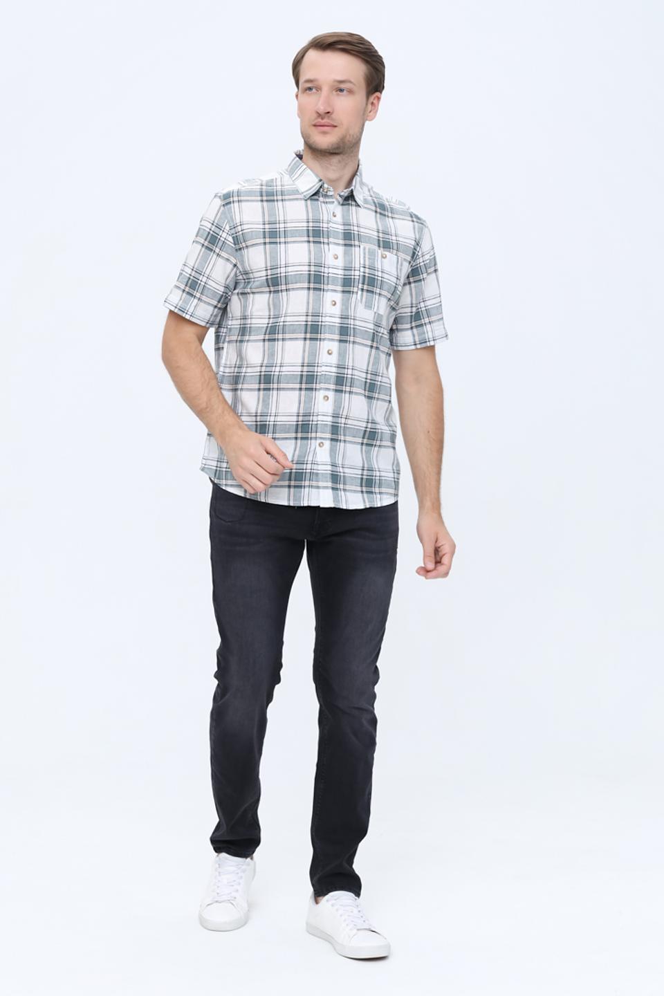 Рубашка кр Tom Tailor в клетку