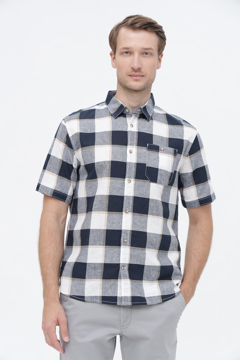 Рубашка кр Tom Tailor в клетку