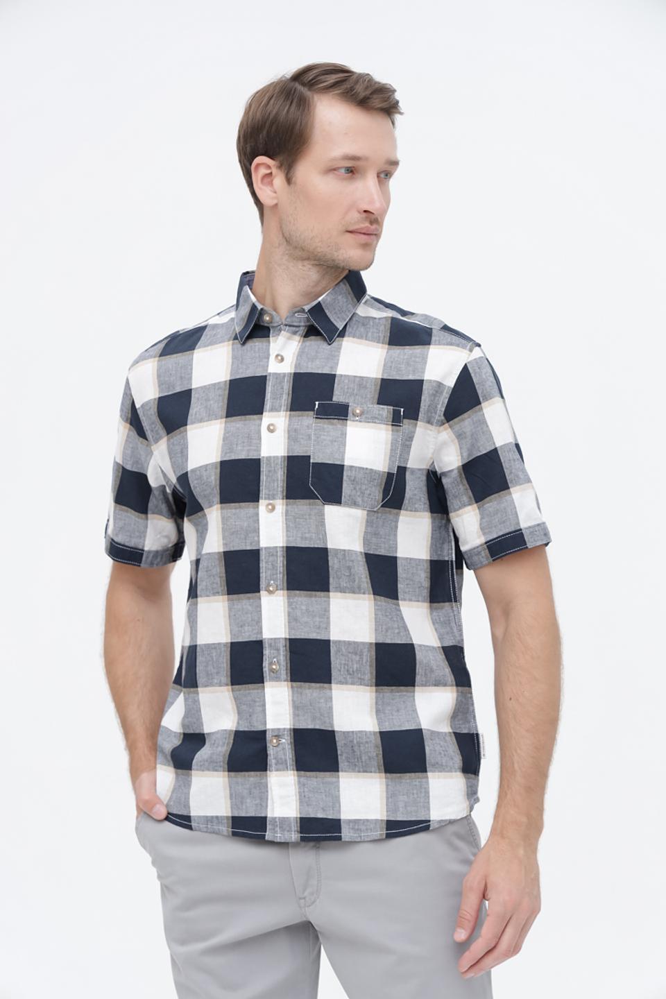 Рубашка кр Tom Tailor в клетку