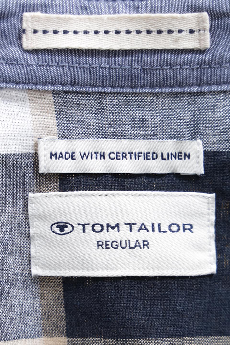 Рубашка кр Tom Tailor в клетку