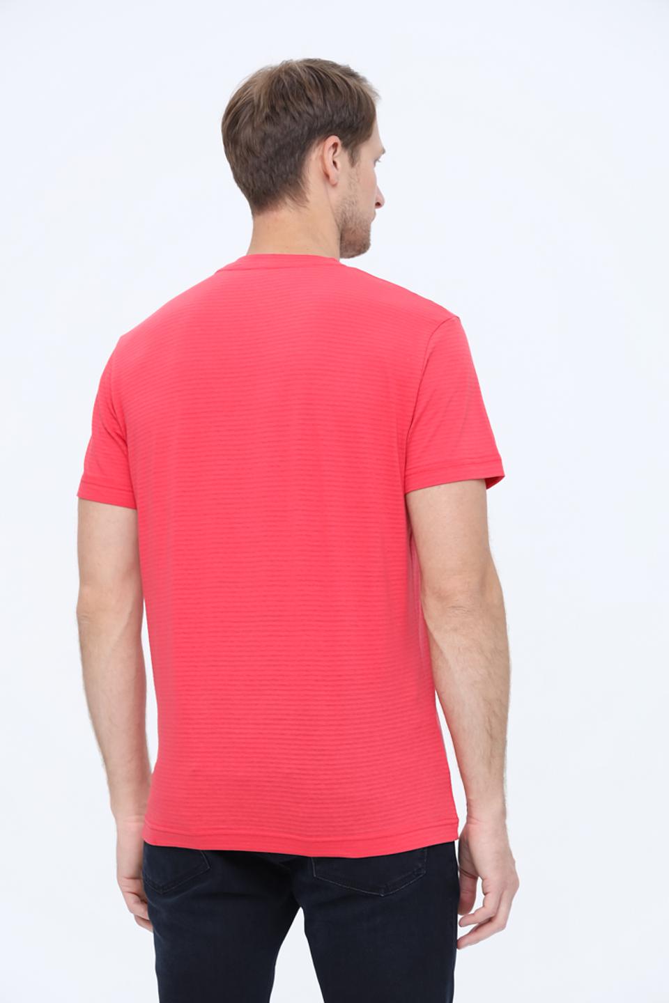 Футболка Tom Tailor с принтом красный