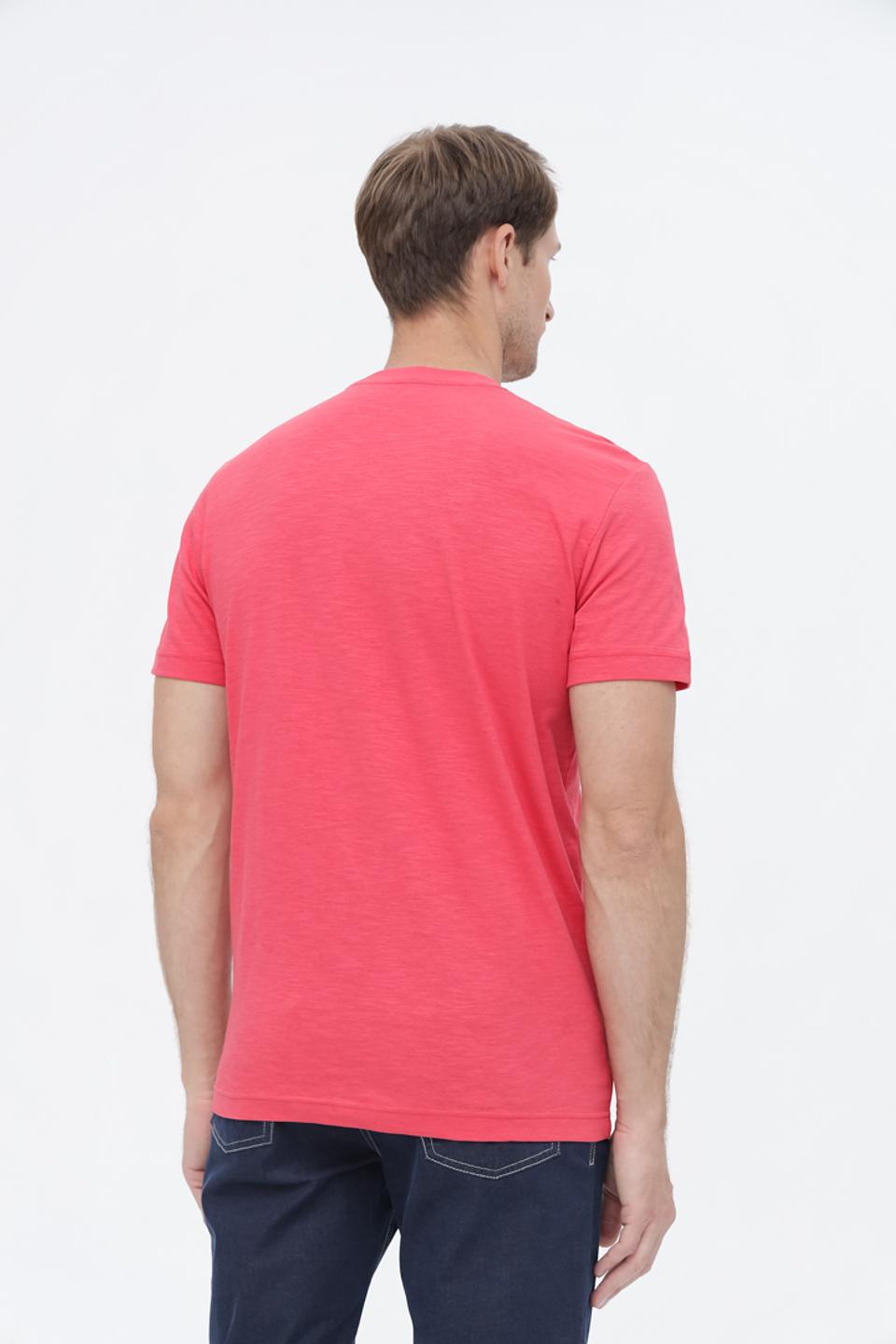 Футболка Tom Tailor с полосками коралловая