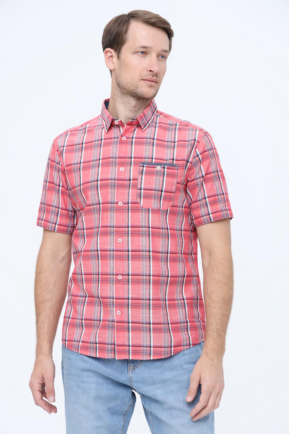 Рубашка кр-рукав Tom Tailor в клетку