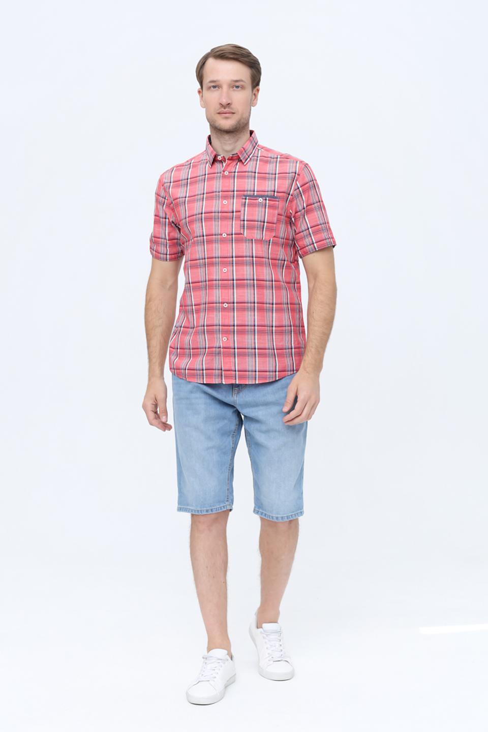 Рубашка кр-рукав Tom Tailor в клетку