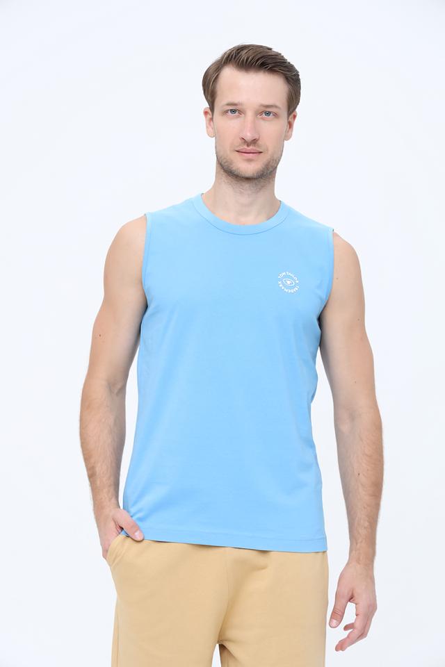 Футболка-майка Tom Tailor голубая