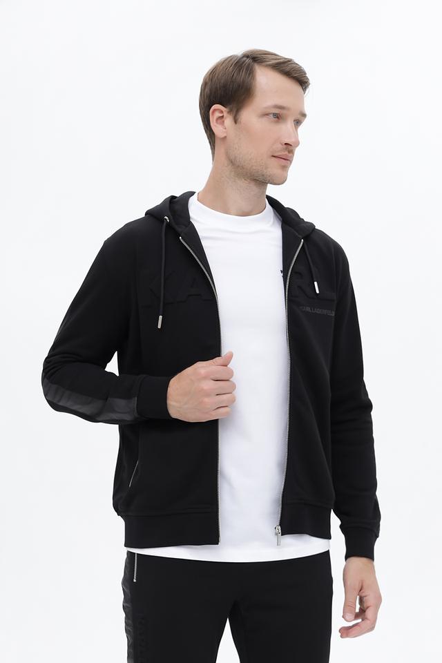 Кардиган на молнии Karl Lagerfeld чёрный