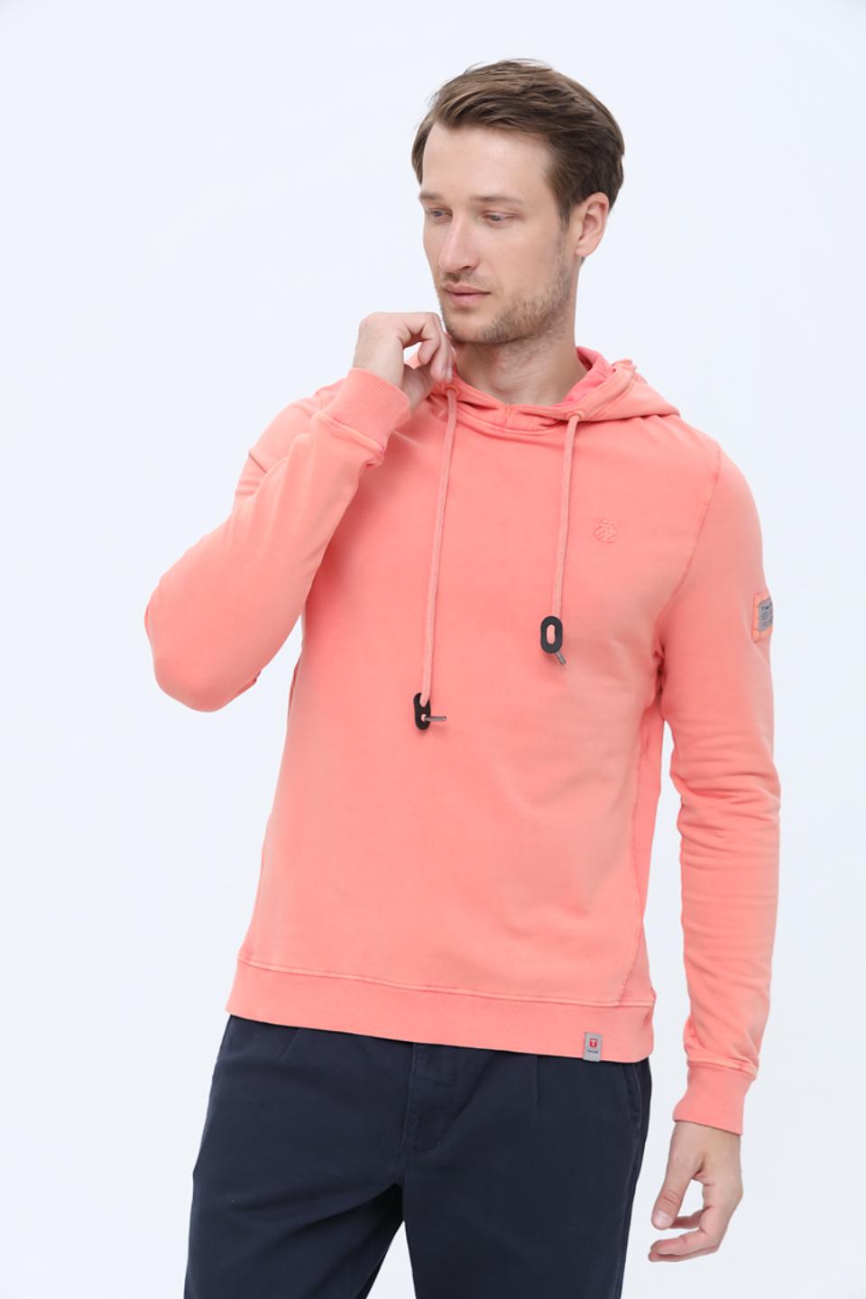 Худи Time Zone персиковый