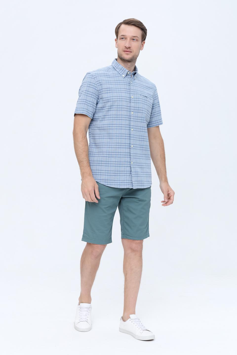 Рубашка кр Pierre Cardin в клетку