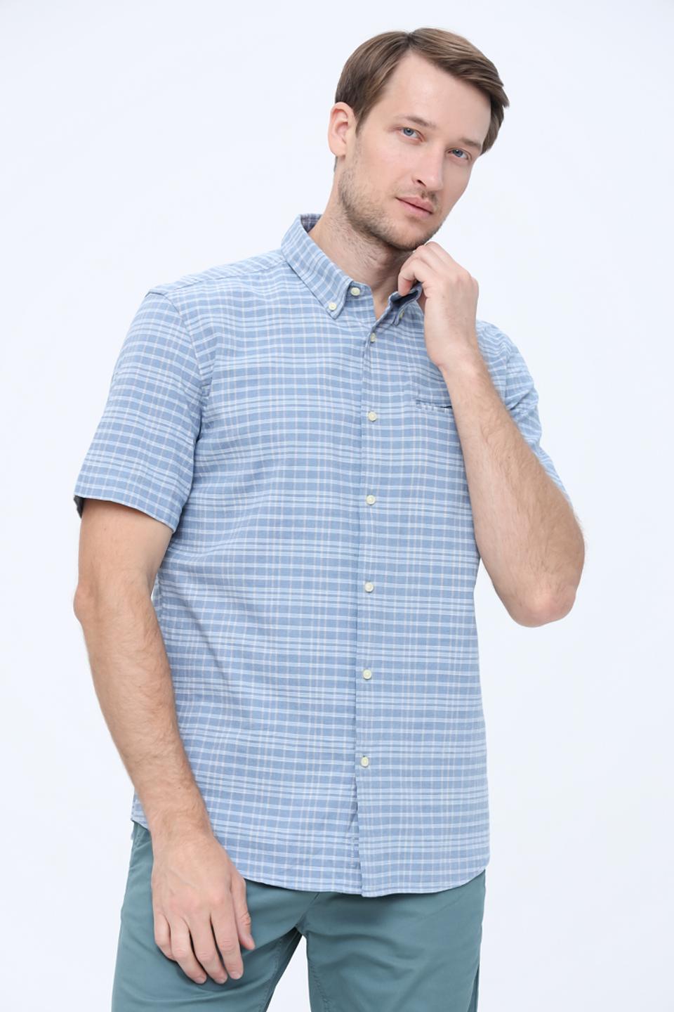 Рубашка кр Pierre Cardin в клетку