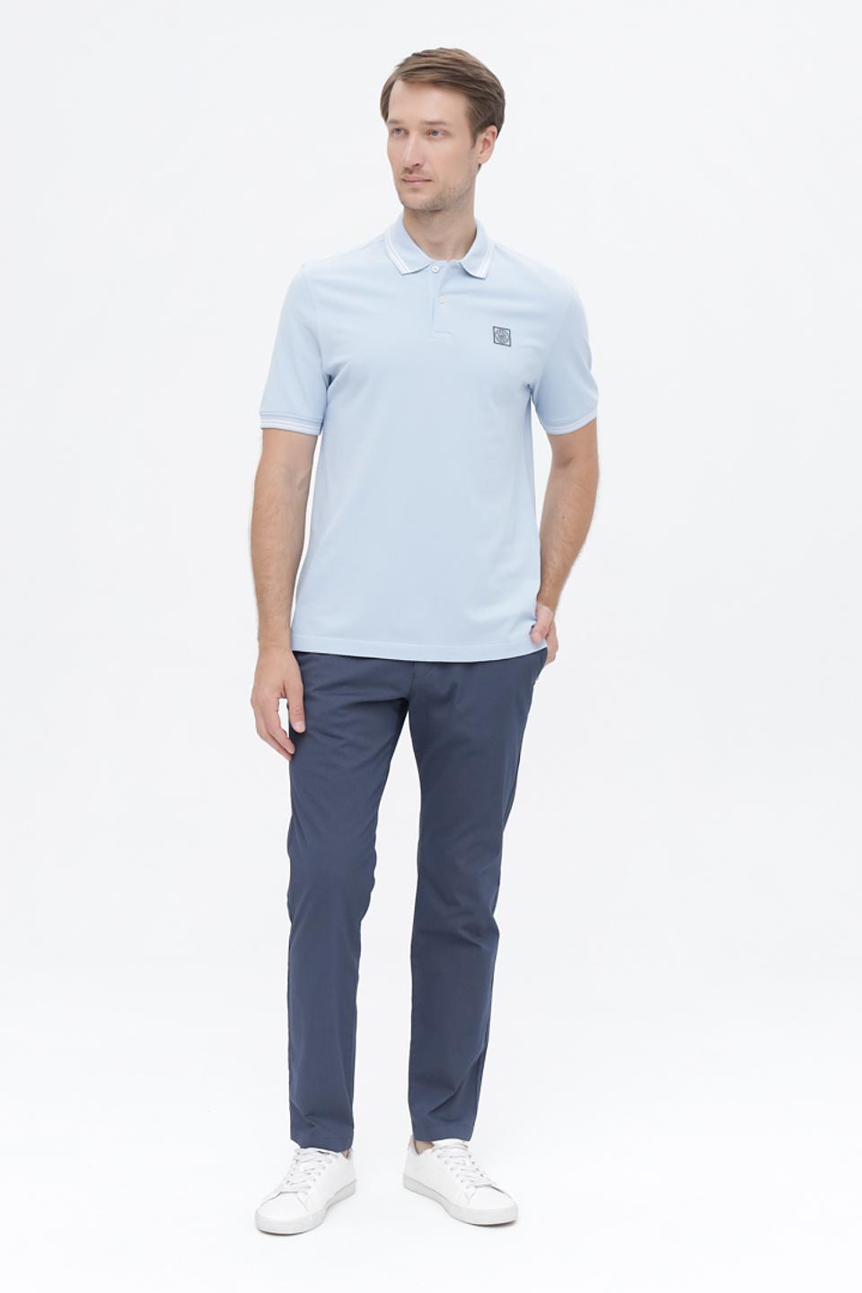 Брюки Bugatti синие slim fit