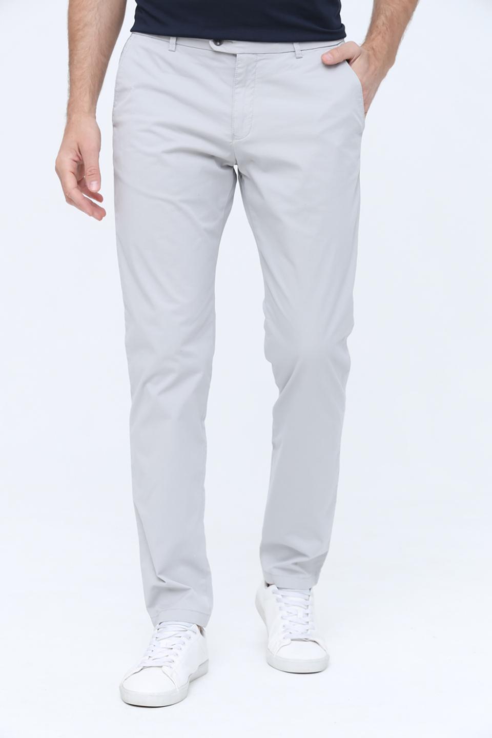 Брюки Bugatti серые Slim Fit