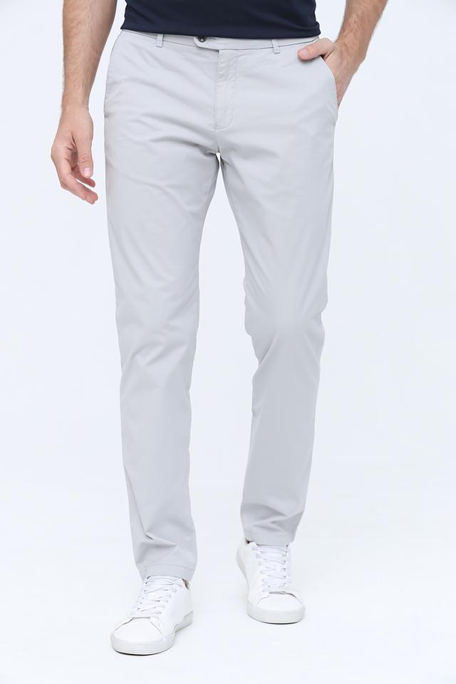 Брюки Bugatti серые Slim Fit