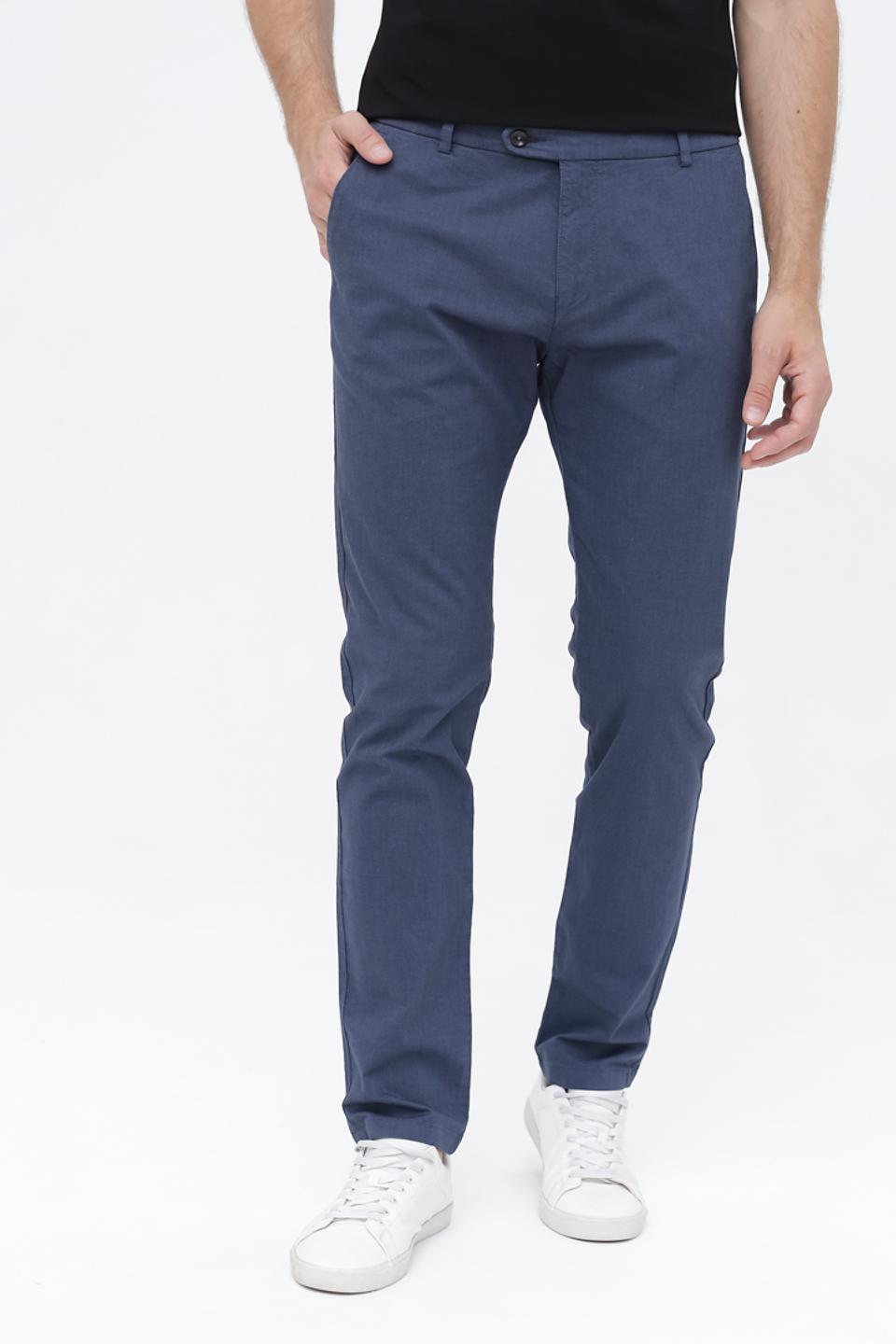 Брюки Bugatti синие slim fit