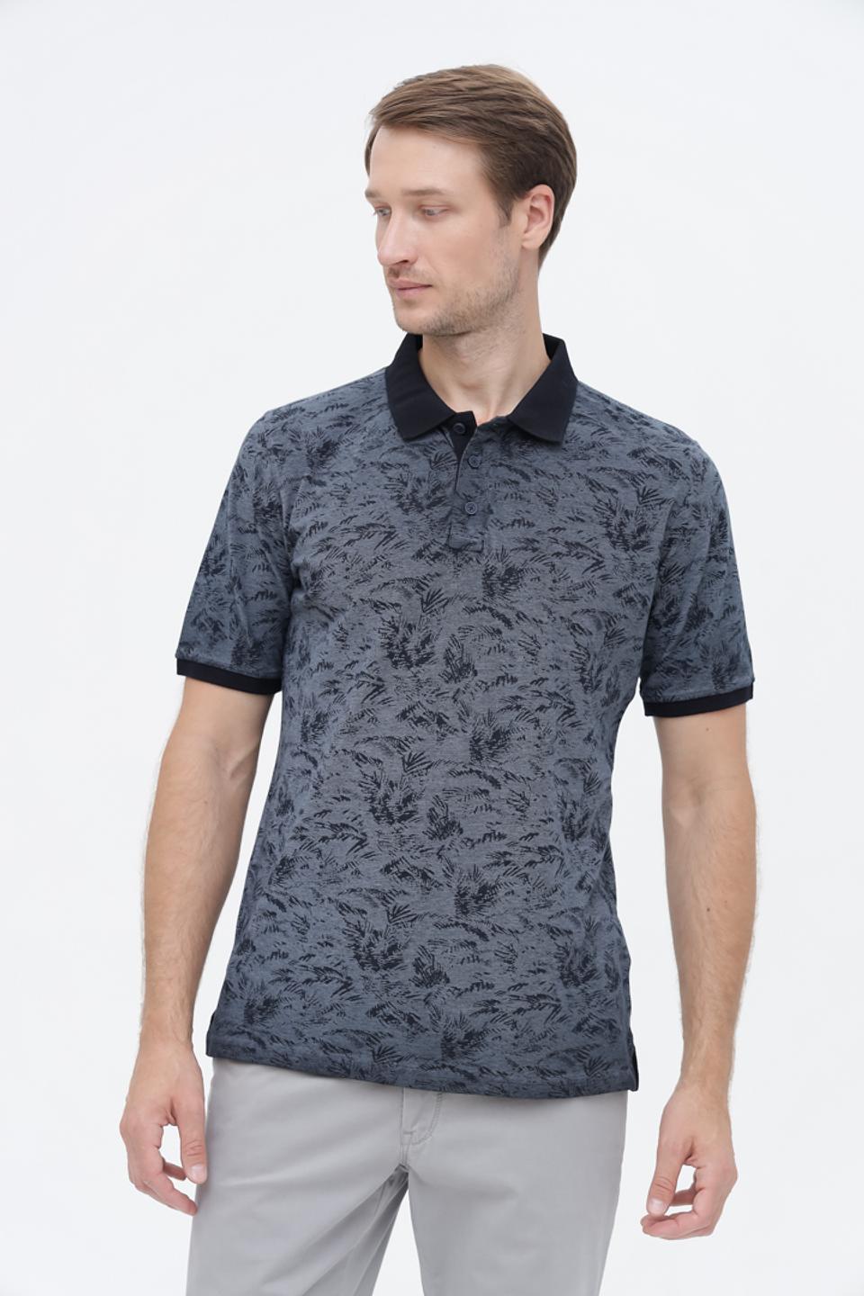 Поло Casa Moda с принтом