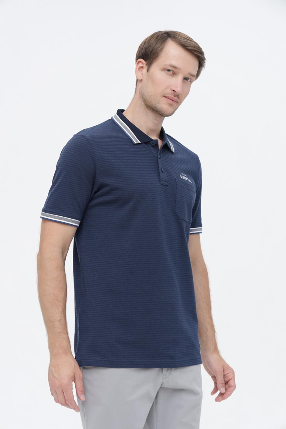 Поло Casa Moda men темно-синее