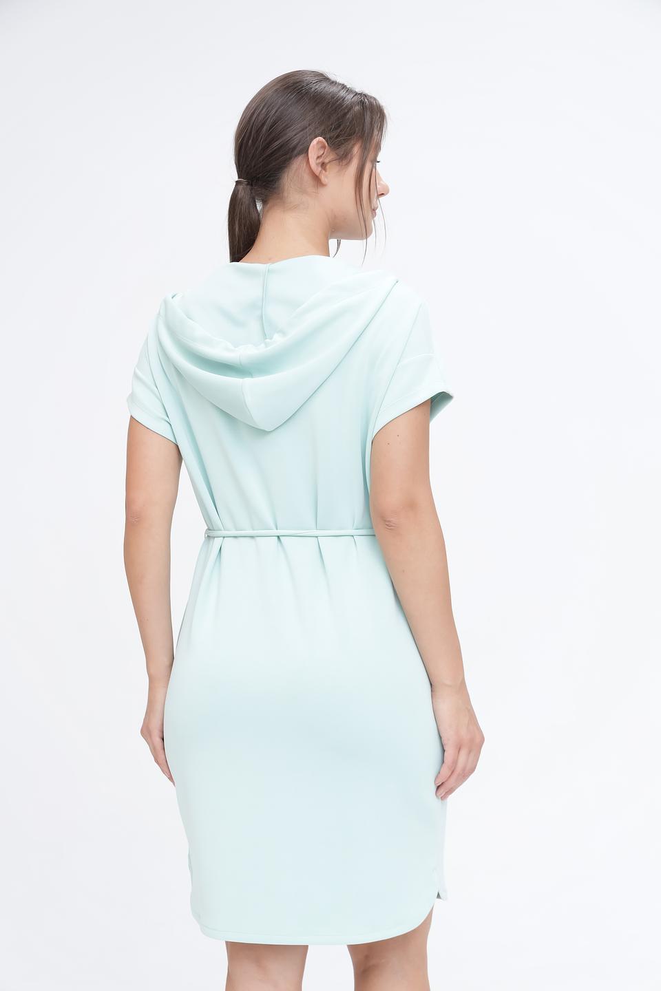 Платье Monari с капюшоном мятное