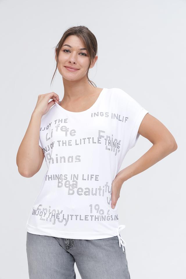 Футболка Monari с принтом белый