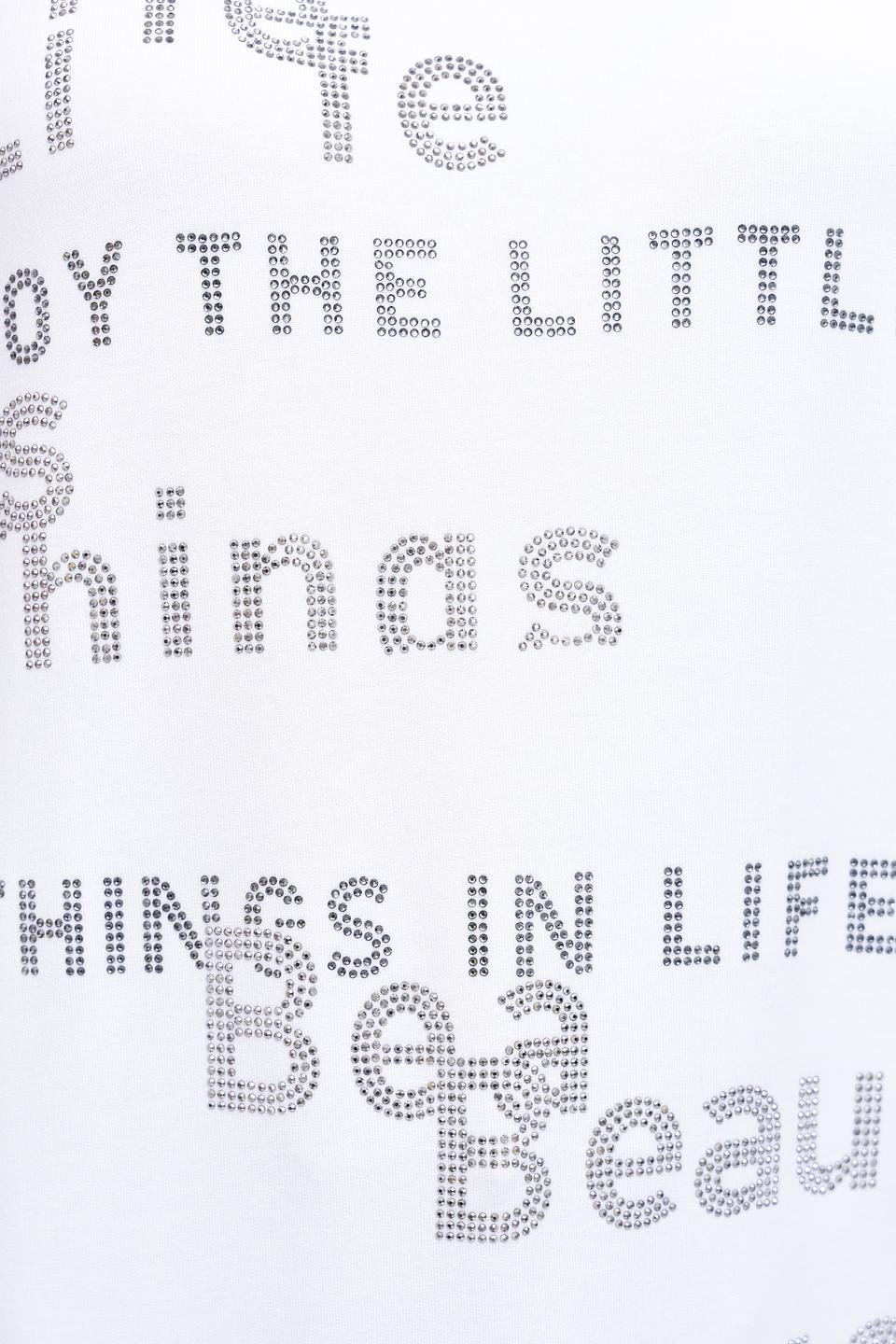 Футболка Monari с принтом белый