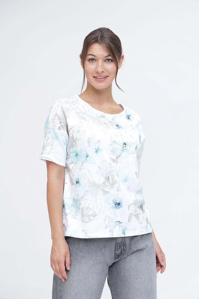 Футболка Monari с цветочным принтом