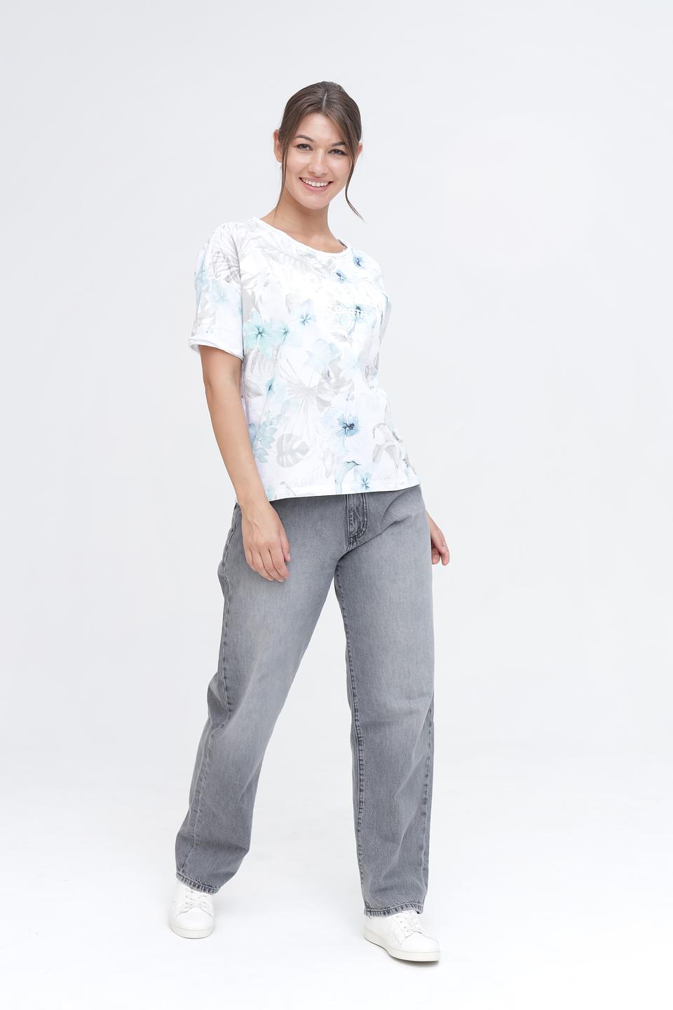 Футболка Monari с цветочным принтом