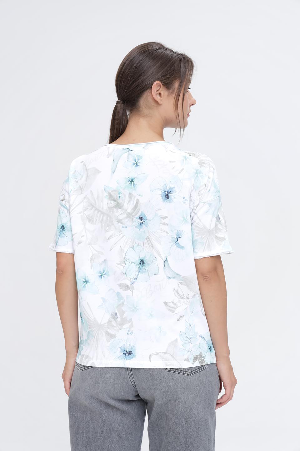 Футболка Monari с цветочным принтом