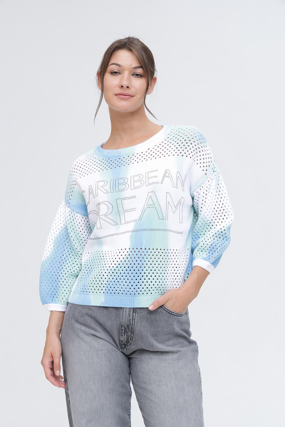 Пуловер Monari с принтом "Caribbean Dream"