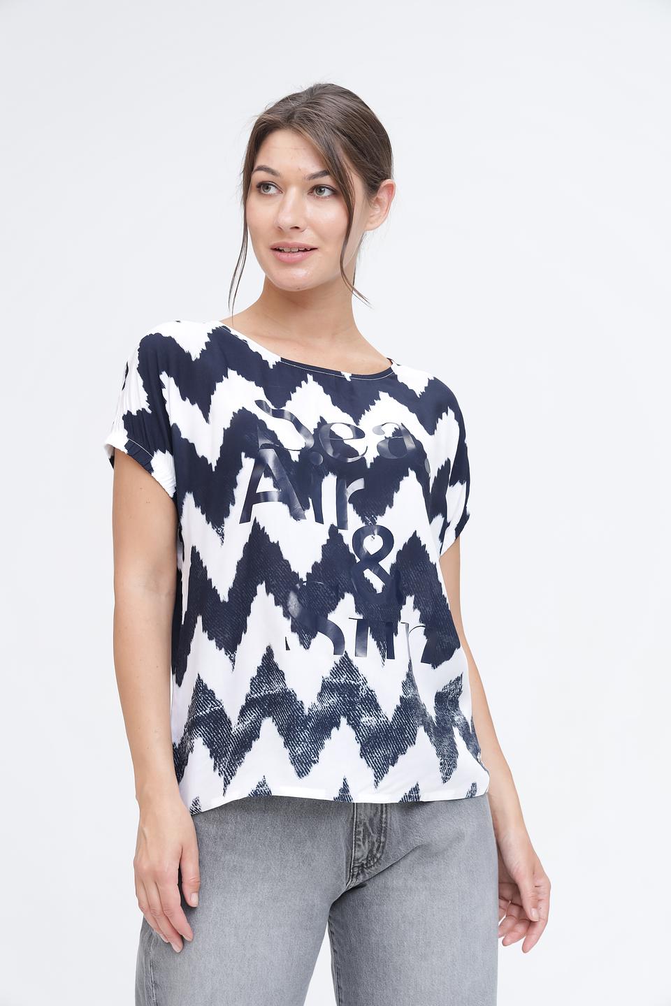 Футболка Monari с зигзагом