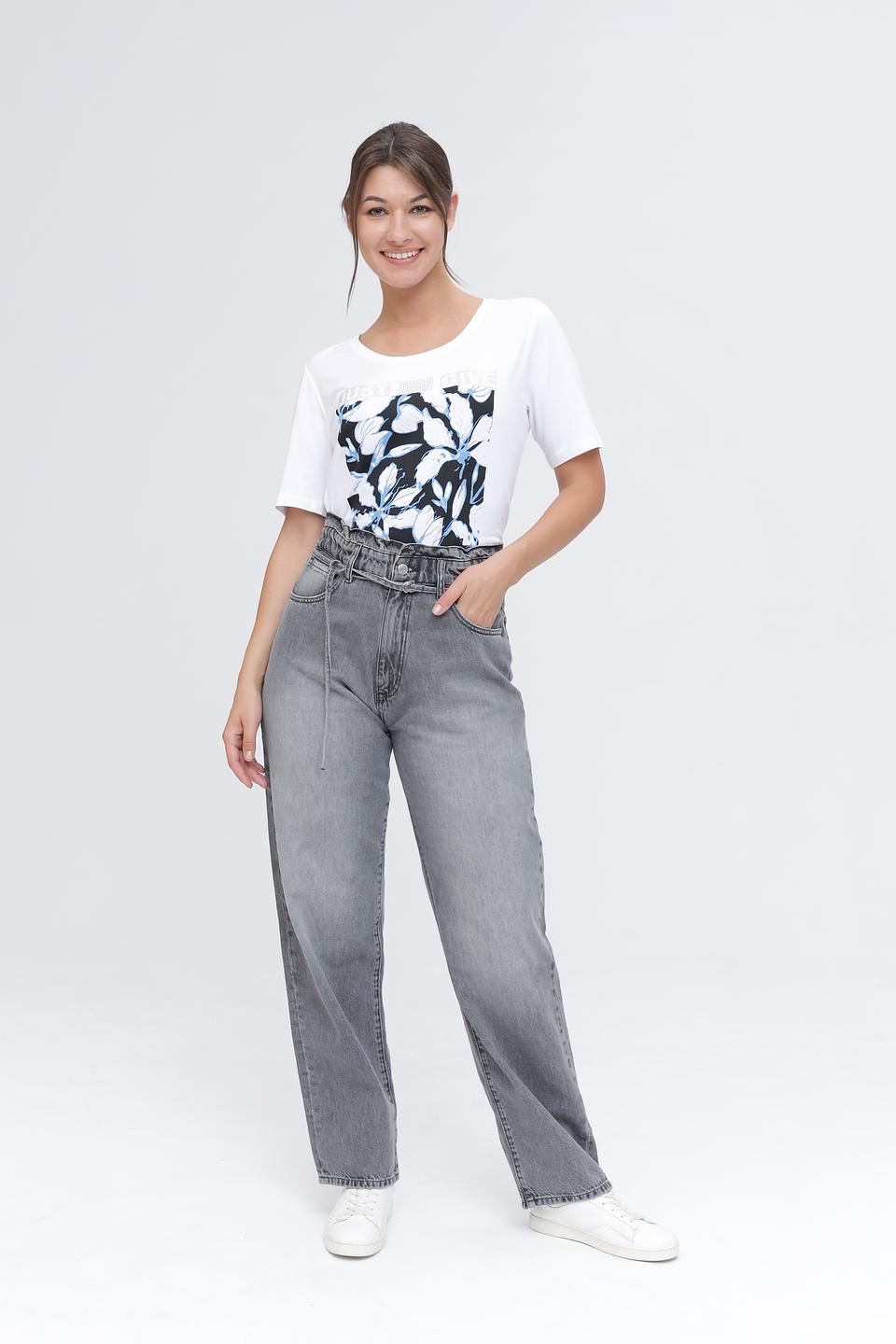 Футболка Monari с цветочным принтом