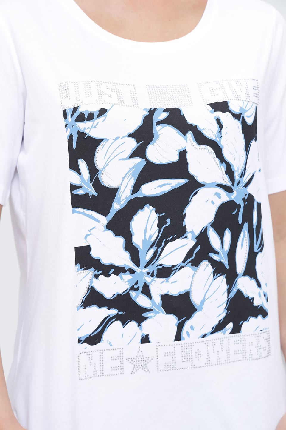Футболка Monari с цветочным принтом