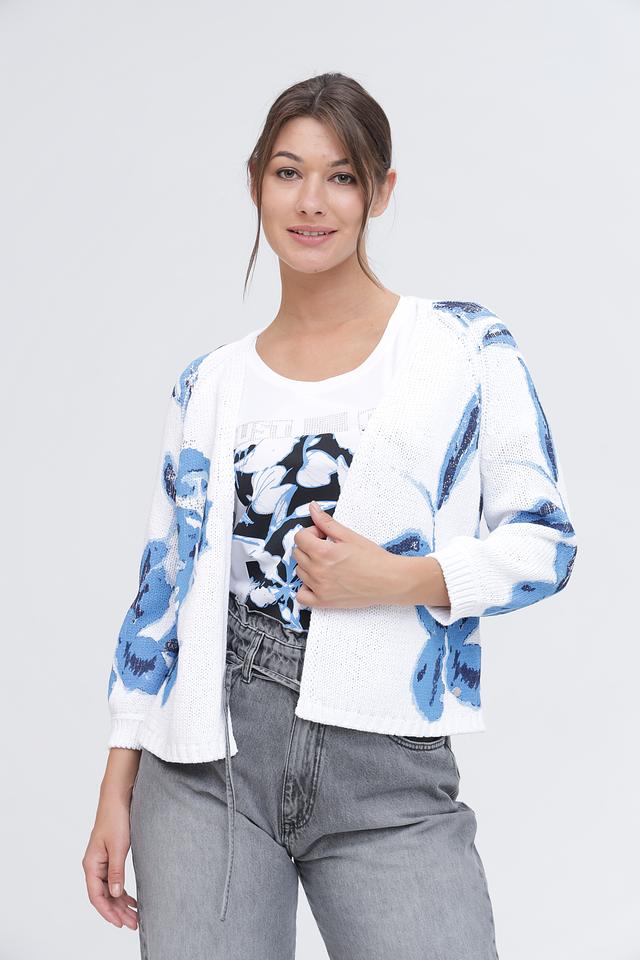 Кардиган Monari с цветочным принтом