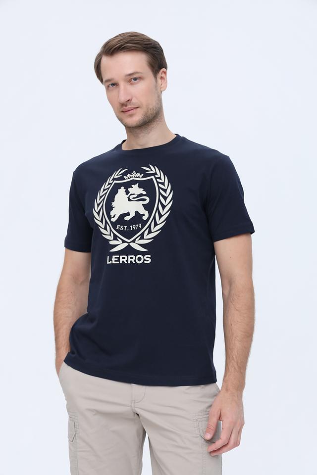 Футболка Lerros с логотипом синяя