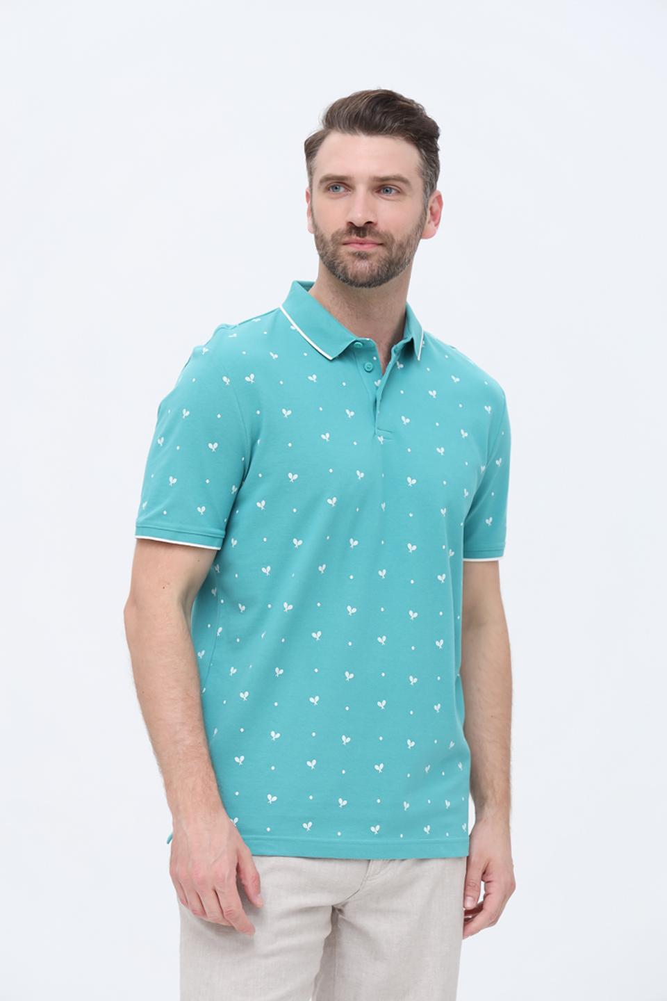 Поло Tom Tailor denim boy бирюзовый