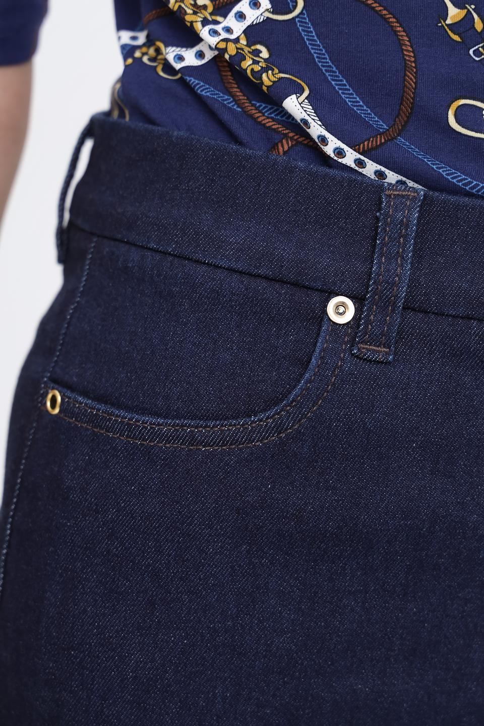 Джинсы Pezzo тёмно-синие прямые