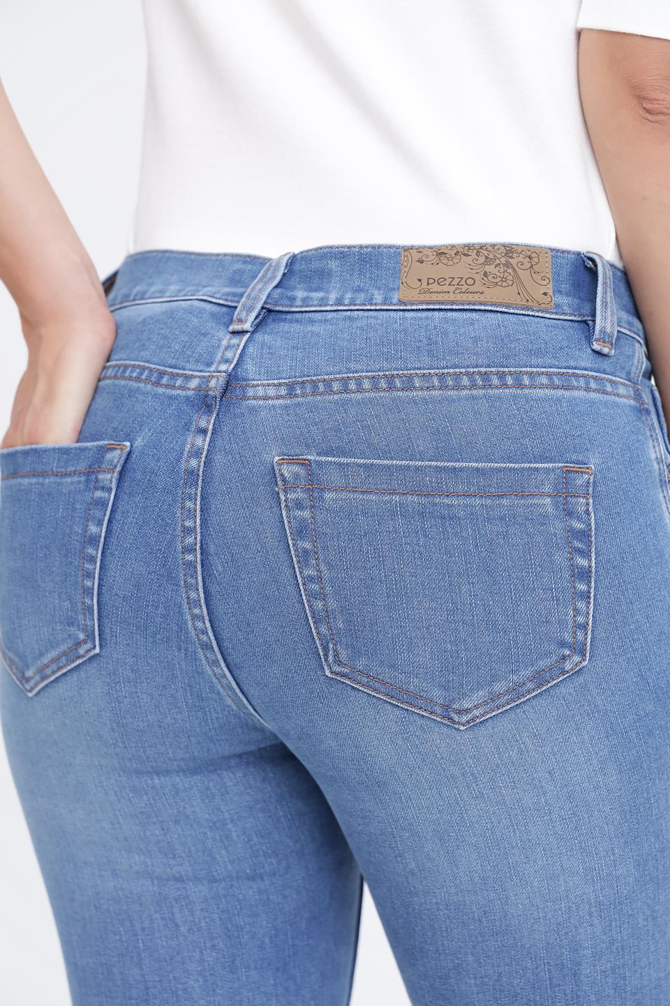 Джинсы Pezzo Slim Fit голубые