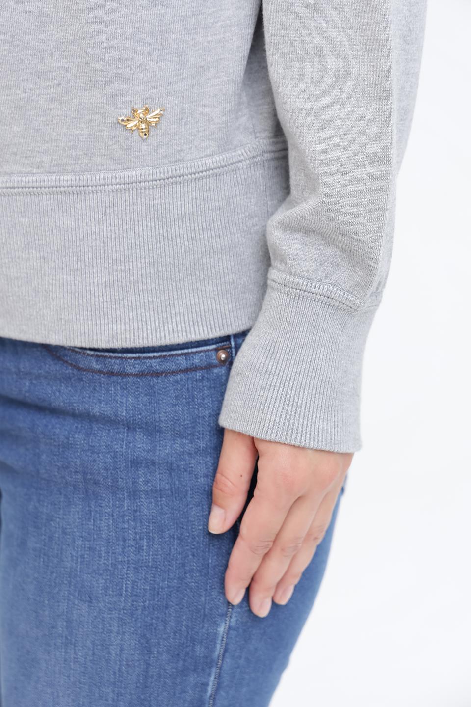 Пуловер Pezzo серый с горлом