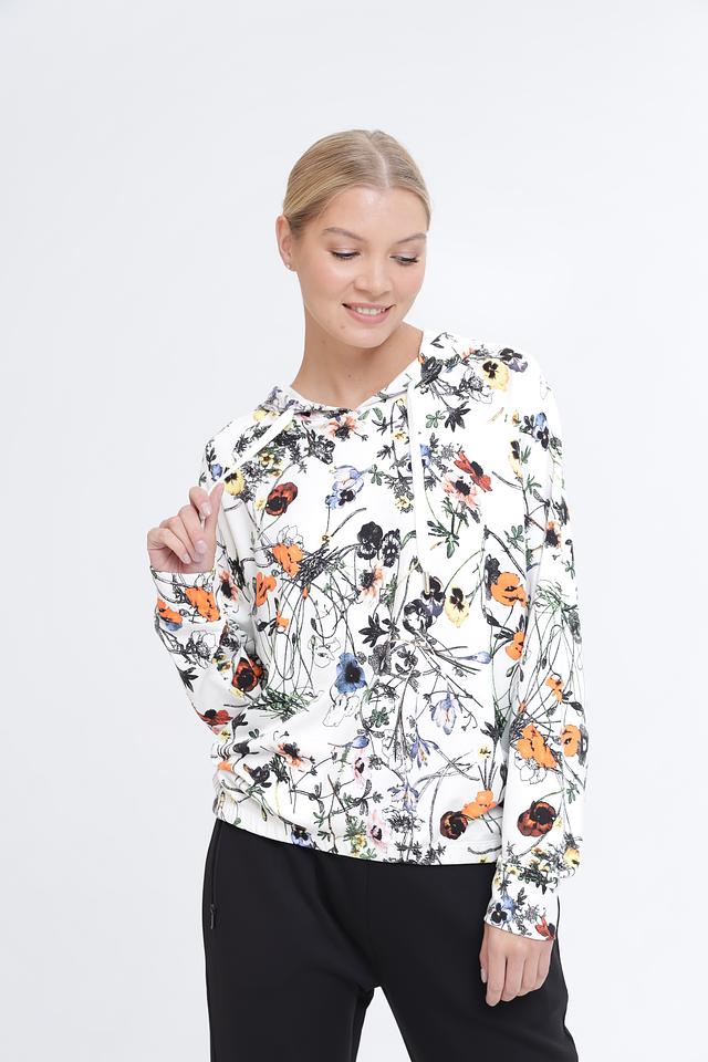 Пуловер Pezzo с цветочным принтом