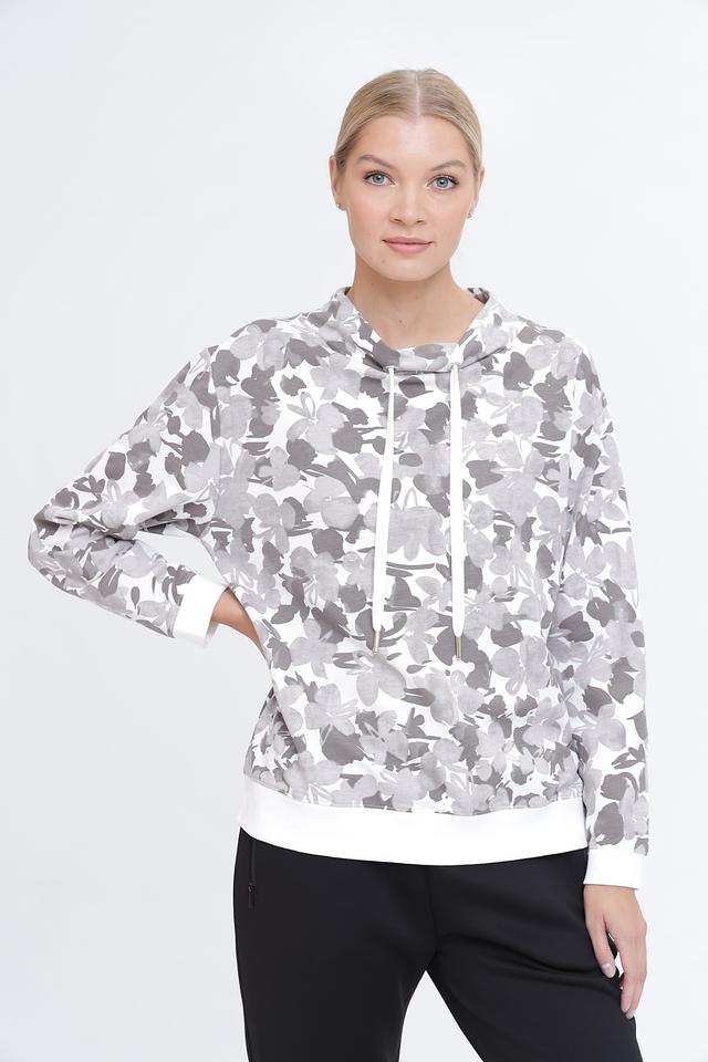 Пуловер Pezzo с цветочным принтом