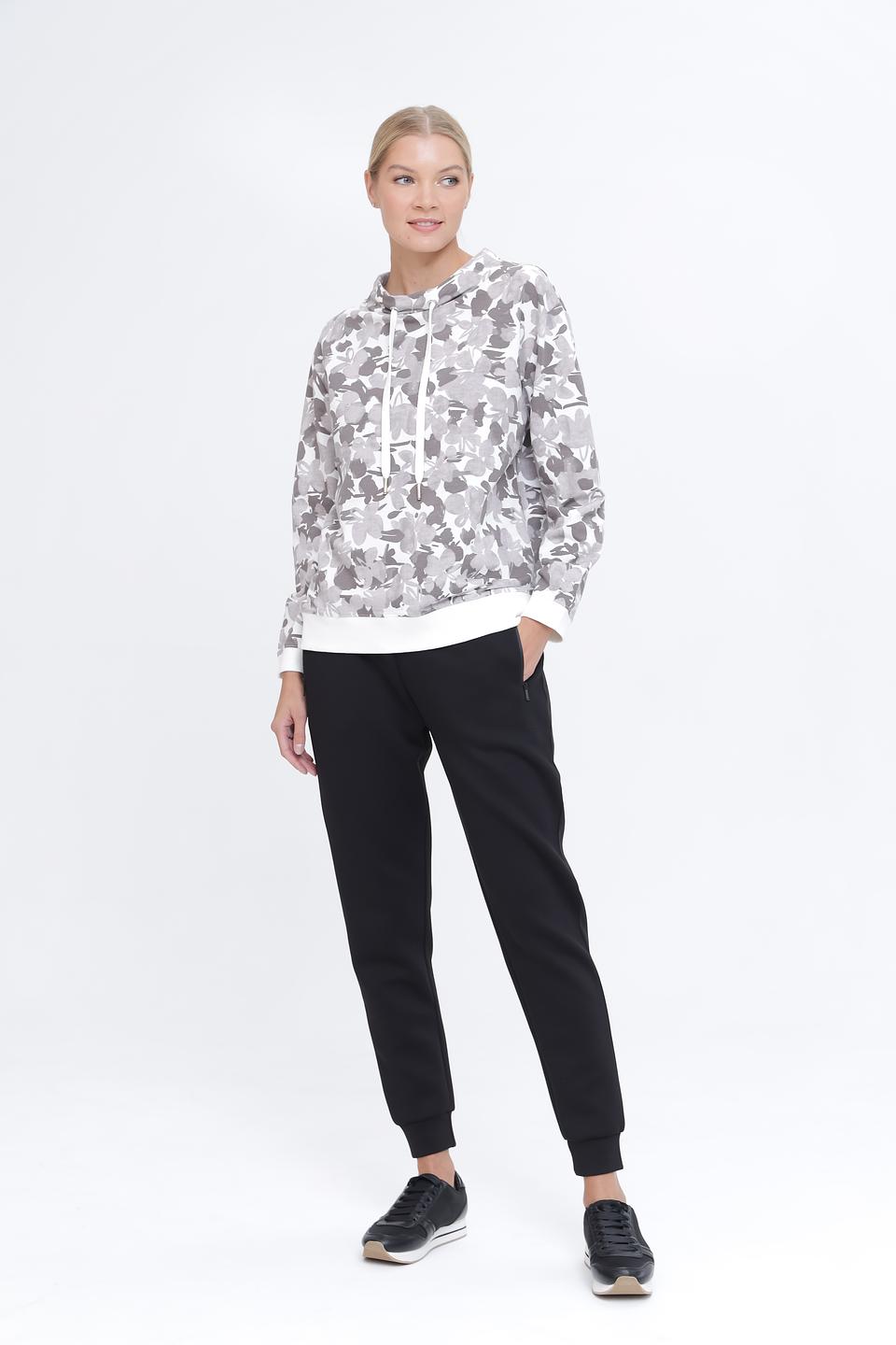 Пуловер Pezzo с цветочным принтом