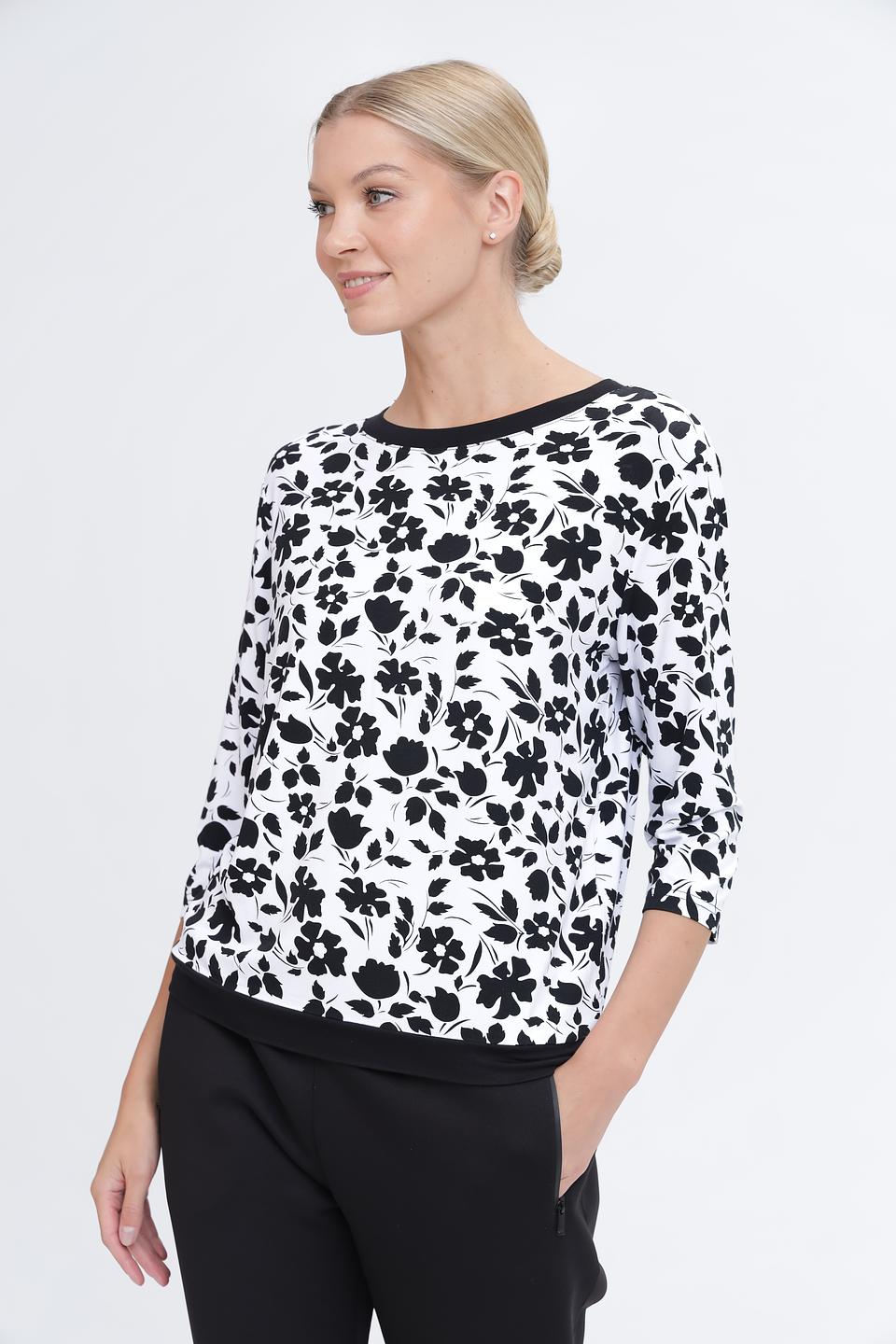 Лонгслив Pezzo с цветочным принтом