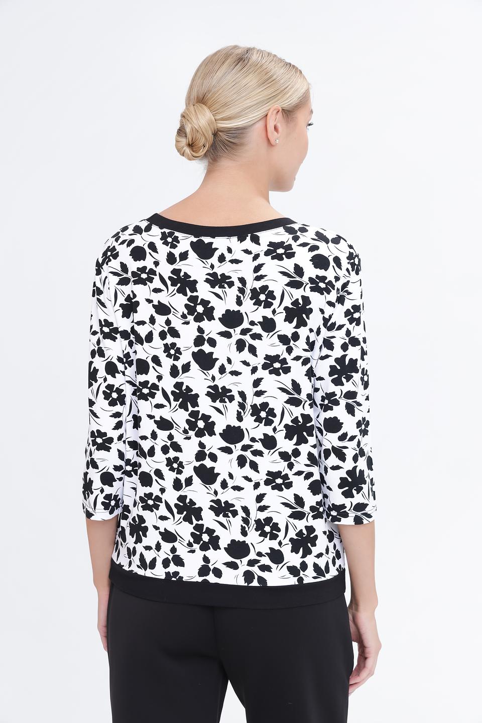 Лонгслив Pezzo с цветочным принтом