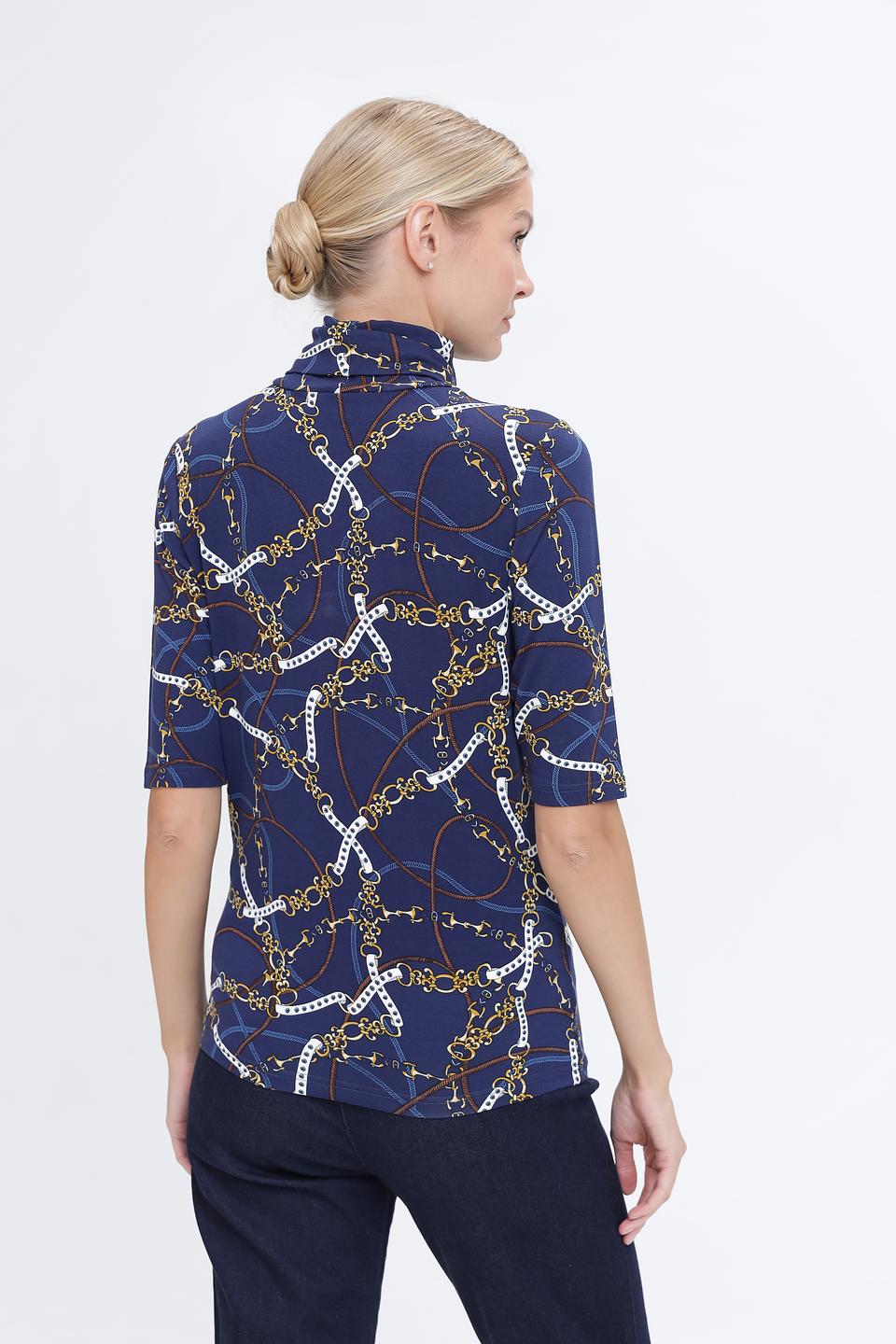 Водолазка Pezzo с принтом в полоску