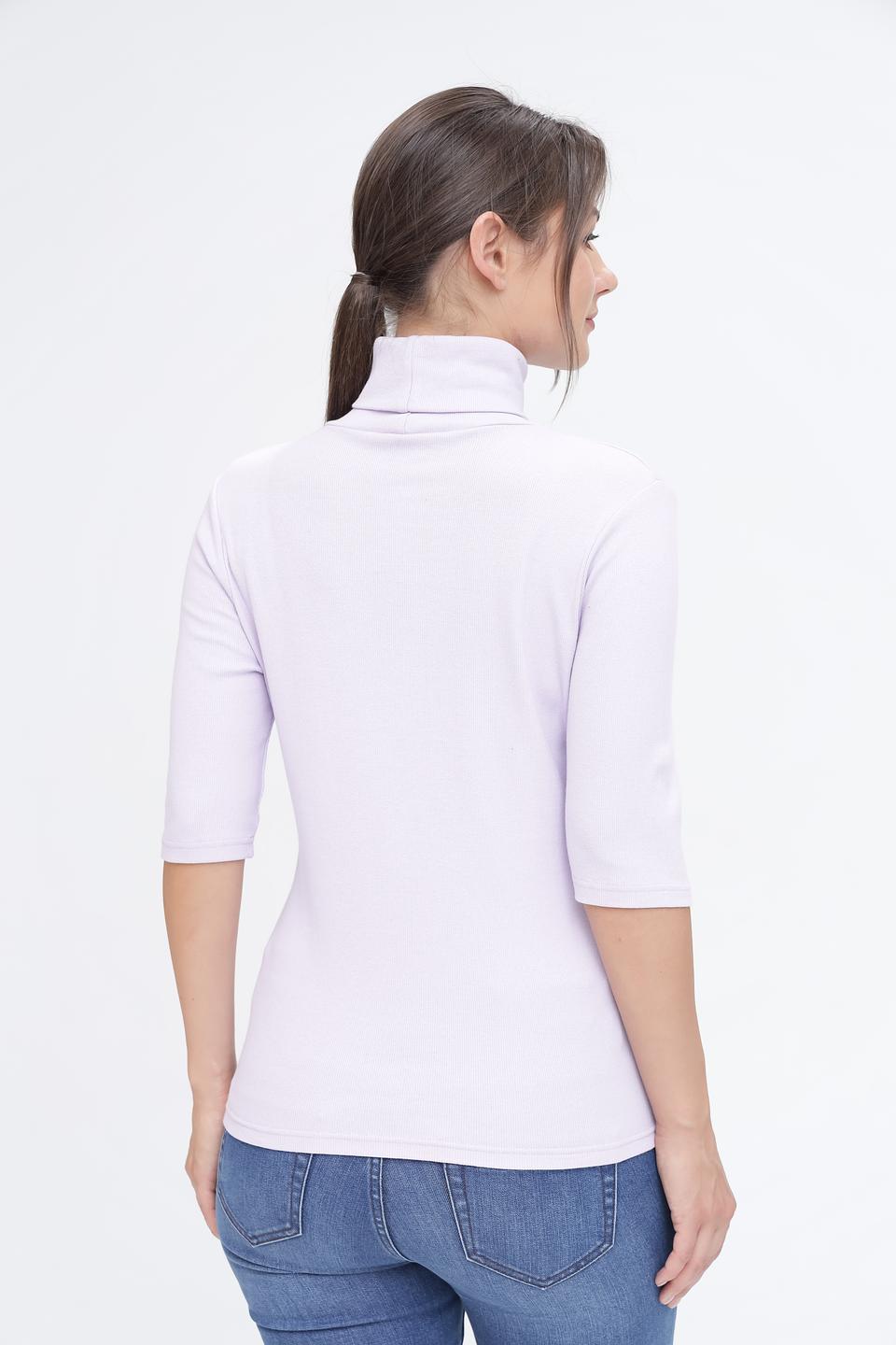 Водолазка Pezzo лавандовая с 3/4 рукавом