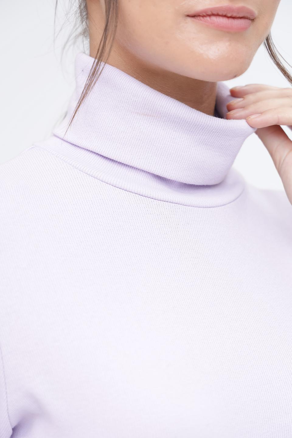 Водолазка Pezzo лавандовая с 3/4 рукавом