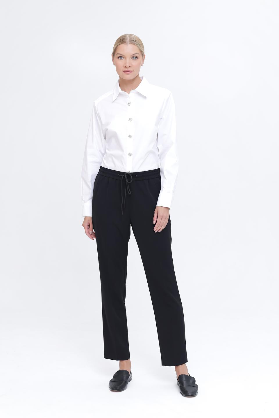 Брюки Pezzo чёрные с завязками