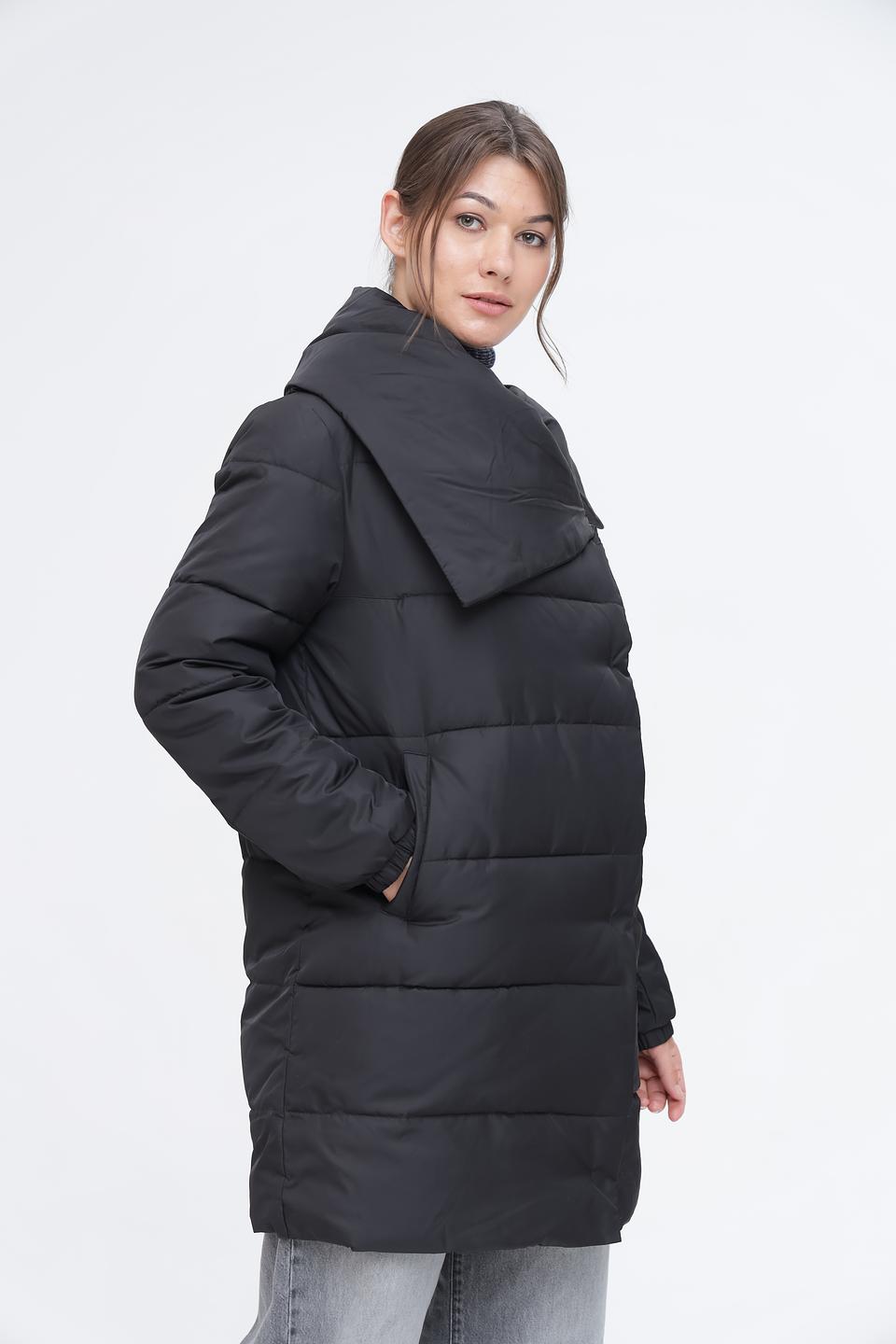 Куртка Pezzo чёрная с воротником