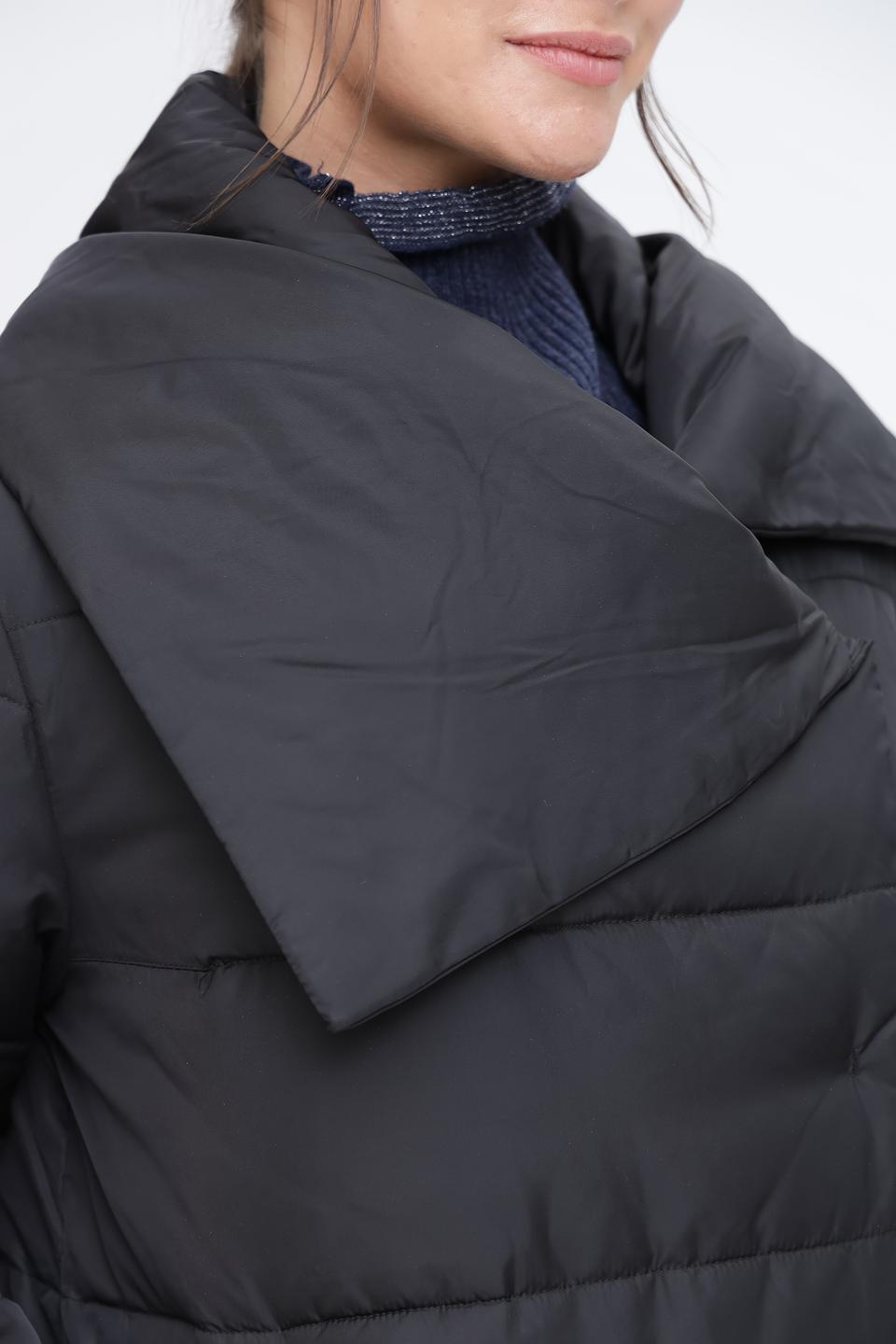 Куртка Pezzo чёрная с воротником